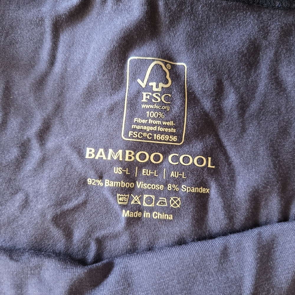 Bamboo Cool Camisole 3-pack Size Large Navy, Maroon, Gray New In Box Adj Straps - Picture 2 of 6